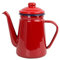 Teekanne Emaille Campinggeschirr，Emaille Teekanne FüR Gas Retro Herd，Outdoor Kaffeekocher，Teekessel Nostalgisch，1.1L