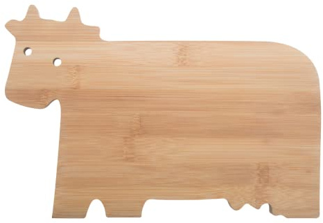 Juego doble de 2 tablas de cortar, tabla de cocina, tabla de desayuno, certificado (EC) No 1935/2004 en 4 diseños, pollo, cerdo, vaca y abeto
