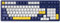 Qisan Mechanical Wireless Keyboard USB Wired Gaming Keyboard Ice Blue Led Backlit Keyboard Red Switch 100 Keys US Layout | Computer Accessories | Mechanical Keyboards Wireless | Gaming Keyboards