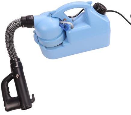 Nebulizadora ULV Eléctrica, Máquina Desinfectante, Pulverizador de Niebla de Mano con Cable, Atomizador Pulverizador de Niebla de 7L 850W (Enchufe Europeo 220V)