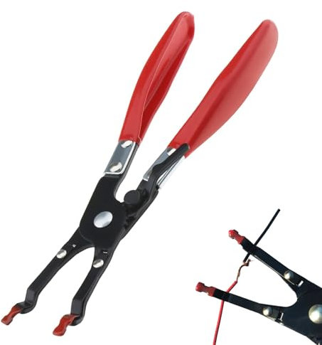 Pince à Souder Multifonction, Pince à Souder de Voiture, Outil de Serrage de Fi pour l'entretien Automobile Réparation, Rouge