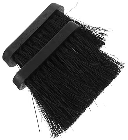TOGEVAL 2pcs Fireplace Cleaning Brush Ash and Removal Tools for Kitchen and Fireplace Maintenance Compact Design High Cleaning Power for Home and Villa Use