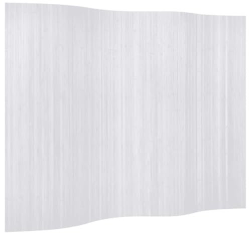 Raumteiler Raumteiler Bambus Weiß 250x165cm