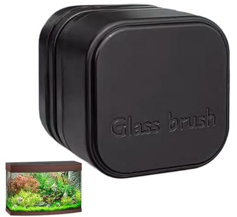 Magnet Aquarium Glass Cleaner - Tanktorkare, Magnet Pad | Dubbel sida skrubber för alger borttagning på revsköldpaddor, kompakt magnetisk borste för saltvatten sötvatten fisktanksytor
