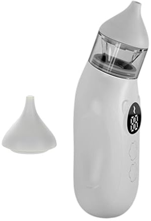 Aspiratore nasale elettrico, ricaricabile, con doppia testa di ricambio regolabile, aspiratore per naso del bambino, per respirare dolcemente mamma, ragazzo, ragazza, bambino, asilo, casa, viaggio