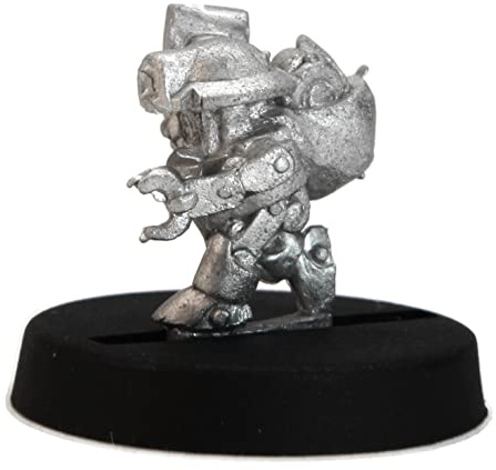 Stonehaven Scrap Bot Miniature - 14mm Lead-Free Pewter Construct Figure, 28mm Scale, Unpainted, Made in USA