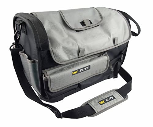 Mako ELITE Werkzeug Tasche, 42 cm x 23 cm x 30 cm Größe, Schwarz/Grau