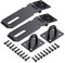 JIZZU 2 Pack 3 Zoll Schwarz Türschlösser