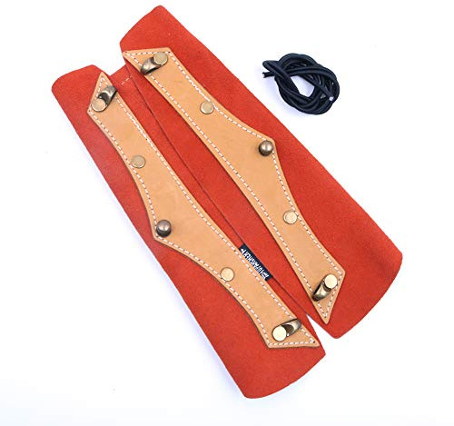 Namvo Archery Arm Guard, Leather Arm Guard Protector Brace for Target Hunting Shooting Arrow Bow, Archery Protective Gear