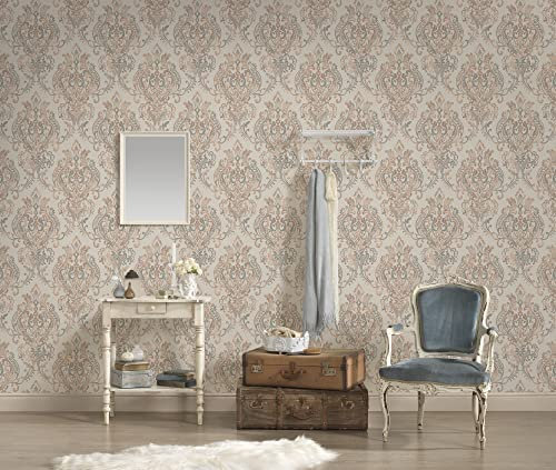A.S. Création The Wallcover 385611 Papier peint autocollant Motif baroque Crème 8 x 0,53 m