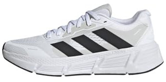 adidas Questar Shoes, Zapatillas para Correr Hombre, Cloud White/Core Black/Grey One, 43 1/3 EU