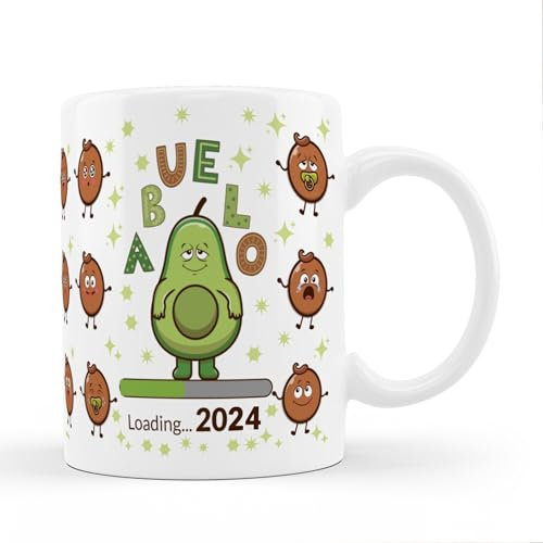 Bee Ingenious Taza Aguacate Super mamá Regalo madres o embarazada Regalos para mamas embarazadas Regalos originales para embarazadas primerizas (Abuelo 2024)