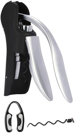 Sacacorchos clásico de palanca vertical para vino, sacacorchos de palanca vertical, herramientas de vino y herramientas de vino, sacacorchos y abridores para reuniones familiares, viajes al