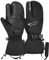 Reusch Demi R-TEX® XT Lobster warme, wasserdichte, Winddichte und atmungsaktive 3-Fingerhandschuhe Winterhandschuhe Schneehandschuhe Skihandschuhe für Damen, 8, schwarz-Silber
