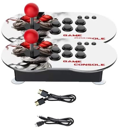 Waka Tienda Consola retro MT6 con 2 Joystick arcade clásicos resistentes. Más de 15000 juegos preinstalados y 64GB incorporado, salida HDMI HD y conexión por USB