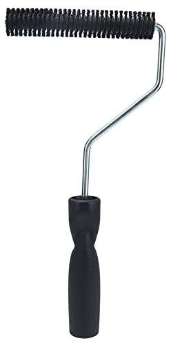 Rodillo de Fibra de Vidrio, Revestimiento de Resina Suave Rodillo de Burbujas Laminado de Fibra de Vidrio Herramienta de Laminación de Aleación de Aluminio con de Madera para la