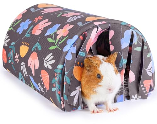 BeBeJoJo Meerschweinchen Bett Kuschelhöhle Höhle Waschbar Kaninchen Kuschelhöhle für Hamster Kaninchen Igel Chinchilla Bartagamen und Frettchen