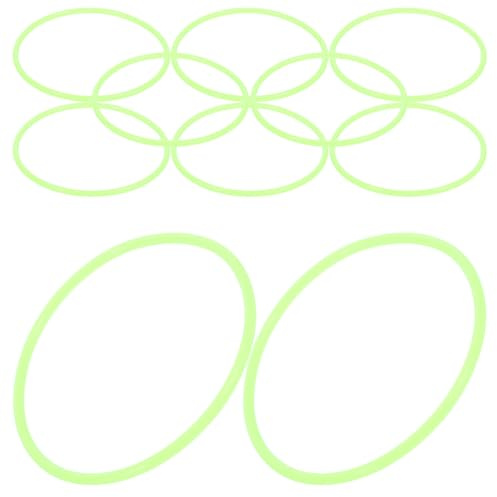 LIFKOME 10 Pezzi Braccialetti in Silicone Luminosi al Buio, Sottile ed Elegante, Flessibili e Leggeri per Feste e Eventi Notturni