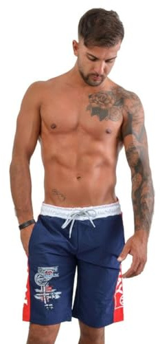 Geographical Norway Badbyxor Boxare Quino Badshorts Hav Pool Blå Män, Blå, 3XL
