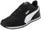 PUMA Unisex ST Runner v3 NL Sneaker, Puma Black-Puma White, 37.5 EU
