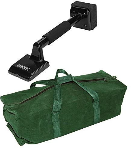 Voche® Black Knee Kicker Carpet Stretcher Fitting and Laying Tool Plus Heavy Duty 24 Canvas Tool Bag
