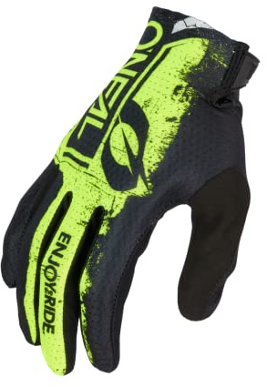O'NEAL | Cykel- och motocrosshandskar | MX MTB DH FR | hållbara, flexibla material, ventilerad handtopp | Matrix Glove Shocker V.23 | Vuxna | svart neongul | storlek M