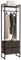 HOMCOM Free Standing Clothes Rail with 3 Fabric Drawers and Storage Shelves, Garment Rack, Hanging Rail for Hallway, Bedroom and Living Room, Rustic Brown