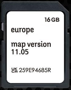 Carte SD Navigation GPS Europe 2023-11.05 - Compatible avec Renault R-Link (Rlink)