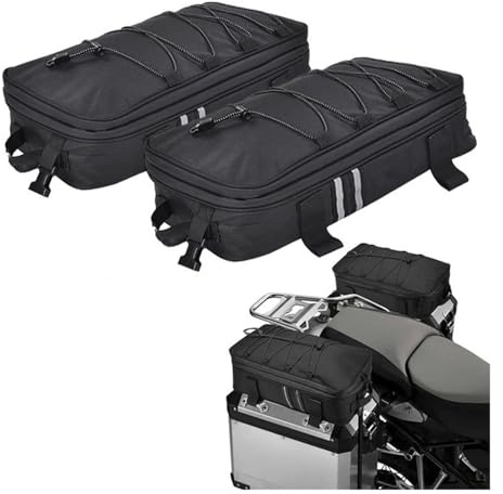 Moto Selle Bagagli per BMW R1200GS R1250 GS LC F650 G310 ADV Adventure - Bauletti Laterali Borse da Viaggio con Serbatoio (2pc)