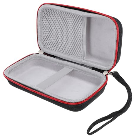 GANAZONO Estuche Portátil y Diseño Cremallera Negro para Medidores de Glucosa Protección de Instrumentos Bolsa de Viaje Duradera para Uso en Casa y Viajes