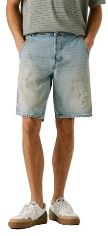 Pepe Jeans Helix Authentic Loose Tapered Fit Denim Shorts 29