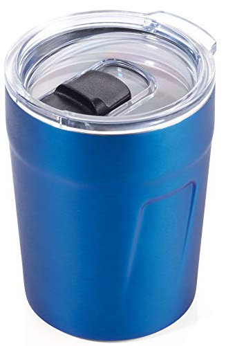 TROIKA Tasse isotherme à expresso Doppio, unisexe, pour adulte, bleu, 1 pièce (1 pièce)