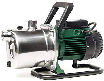 DAB GardenInox 132 M Gartenpumpe - 4.800L/Std. - 1490W - Förderhöhe 48m - Rostfreier Stahl - Inkl. Tragegriff - Bewässerungspumpe