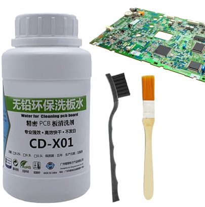 Liquide de nettoyage de la carte mère – Alcool isopropylique | Nettoyant pour poussière | Pour la maintenance électronique, la réparation du PC, le nettoyage du clavier, l'entretien et l'ent