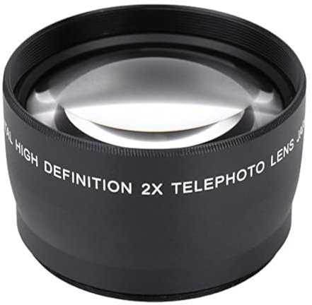 Teleobjetivo VBESTLIFE 58mm, Accesorios para cámaras Aumento 58MM 2X Teleobjetivo Universal teleobjetivo para cámaras