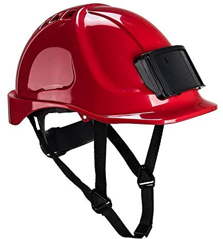 Portwest PB55 Casque Rigide ventilé avec Badge Rouge