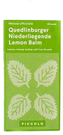 Piccolo Seeds Quedlinburger Niederliegende Lemon Balm - Melissa Officinalis 140 Seeds