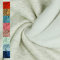 VmG-Store Polar Fleece Stoff Meterware Alpenfleece 21 Farben Fleecestoff zum Nähen mit Antipilling 150cm Breite (019 I Ecru Meliert)