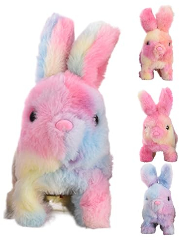 Salto coniglietto peluche, salto giocattolo coniglietto Pince di peluche di