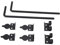TARSHYRY Heavy Duty Steel Door Locking Rod for Wooden Fence Gates