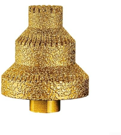 Broca escalonada de metal para carpintería con flauta recta para apertura de agujeros de 20 mm, 35 mm, 50 mm con herramienta de fresado de rosca M10 (modelo mejorado)