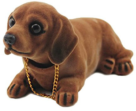 Wackelkopf Spielzeug Auto Armaturenbrett Dekoration (Dackel)