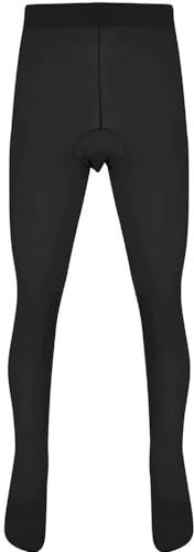 Freebily Herren Strumpfhose Transparent Leggings mit/Ohne Penishülle Lange Unterhose mit Bugle Pouch Männer Sport Fitness Unterwäsche Pantyhose Schwarz C Einheitsgröße