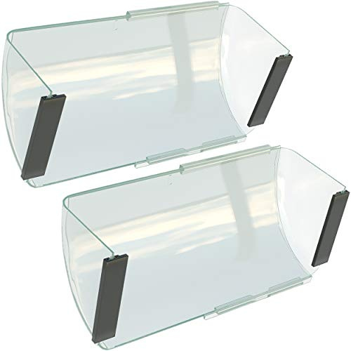 Home Intuition Adjustable Magnetic Heat and Air Deflector for Vents, Sidewall, and Ceiling Registers (2)