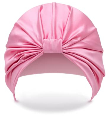 SILKE Hair Wrap - The Mila | 100% Luxurious Silk Hair Wrap | The Silk Bonnet Hair Turban that Protects & Repairs Damaged Hair | Sleep Cap Suitable for Frizzy, Curly, & Straight Hair Types