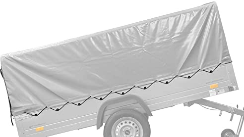 UNITRAILER 80 cm presenning för Garden Trailer 264 tippning – grå