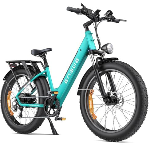 ENGWE E Bike Mountainbike Elektrofahrräder, Ebike 48V 16Ah Akku bis 150km, E-Bike mit 26x4 Zoll Fat Tire, Electric Bike 250W Motor Max. 25km/h, E26