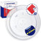 Piatto Microonde Universale Ø 31,5 cm Dispone di 3 Fissaggi Piatto Rotante Ø 315 mm con Codice Originale 49016762 49008503 49010006 per Candy - Kit Comprende un Panno Microfibra - MONTERAL