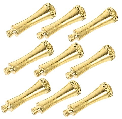 Healeved 10 Pièces Ornements D'ongles en Acier Inoxydable pour Ciseaux de Coiffure, Réutilisables Meilleure Prise, Accessoires Décoratifs pour Professionnels Coiffeurs