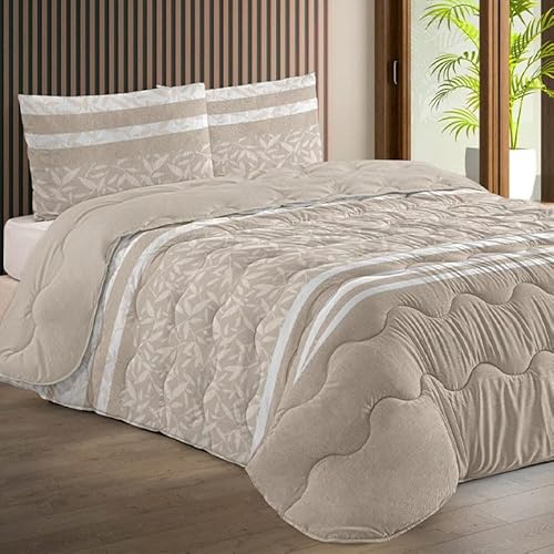 Rufino Díaz Edredón Invierno 450 gr Estampado Zamora 8 - Beige, 105 cm